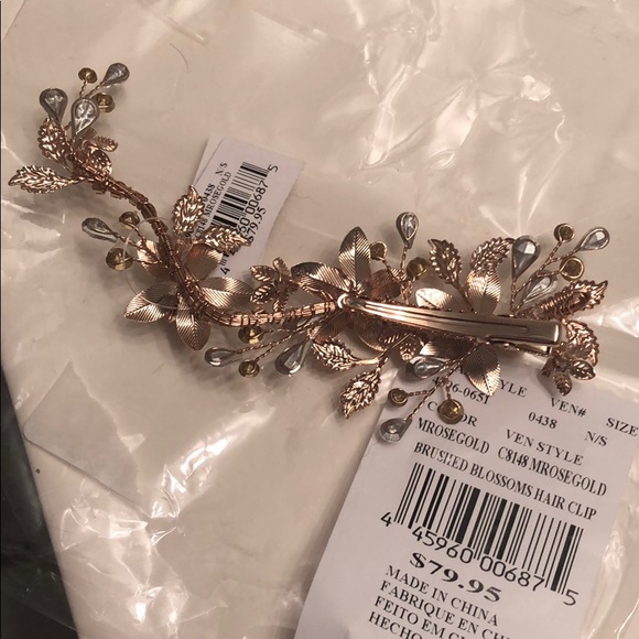 Wedding hair piece! Rose Gold